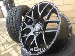 19 alliage JANTES et pneus noir brillant pour BMW X3 X4 X5 VW T5 T6