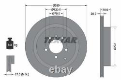 2x TEXTAR 92147700 Disque de frein pour LAND ROVER Range Rover Sport (L320)