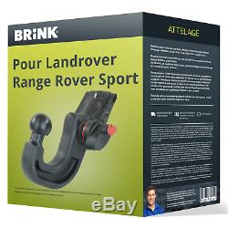 Attelage pour Landrover Range Rover Sport 09.2009 08.2011 Amovible Brink TOP