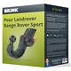 Attelage pour Landrover Range Rover Sport LS démontable sans outil Brink TOP