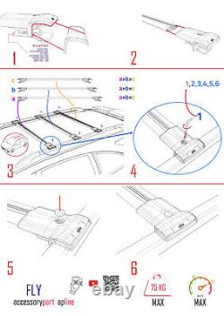 Compatible avec Land Rover Range Rover Sport (L320) 2005-2013 FLY Model Barre