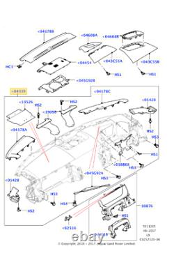 Land Range Rover Sport L494 Airbag Ceintures Tableau de Bord Panneau Cuir Kit