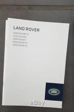 Land Rover Sport Evoque Plan de Service Carnet D'Entretien Garantie Scheckheft