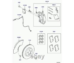 Neuf Oem Kit 2 Disques Freins Avant Ventile Range Rover Sport Lr016176 Genuine