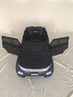 Range Rover HSE Sport Noire, voiture électrique enfant 12V-2 moteurs