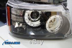 Range Rover Sport Front Headlights LED BI Xenon Conversion DRL Facelift Rings