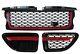 Range Rover Sport Grille + side vent Autobiography style upgrade kit Black & Red