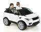 Voiture électrique pour enfant filles garçons 12 V Feber Range Rover Sport blanc
