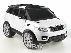 Voiture électrique pour enfant filles garçons 12 V Feber Range Rover Sport blanc
